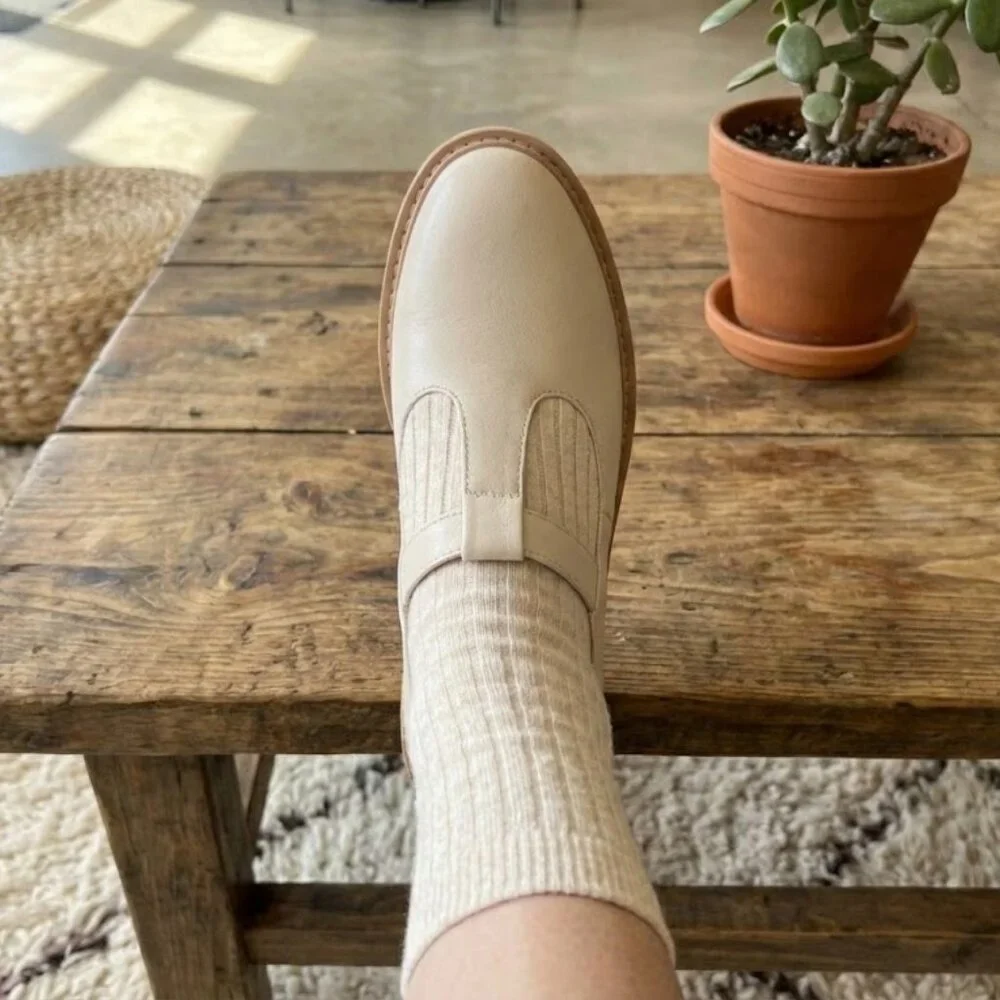 NWT SODA Cream Chunky T-Strap Platform Mary Jane Loafers - Picture 4 of 7